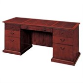 DMi Del Mar Wood Kneehole Credenza in Sedona Cherry