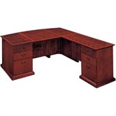 DMi Del Mar Executive Bow Front L-Shaped Desk