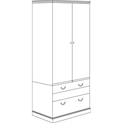 Allura Office Del Mar Lateral File Storage Cabinet by Allura Office