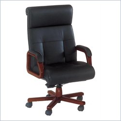 Allura Office Eclipse Executive Leather High Back Chair by Allura Office