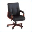 Allura Office Eclipse Executive Leather Mid Back Chair by Allura Office