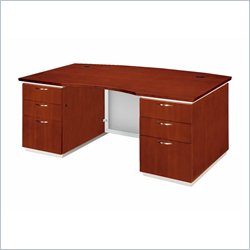 DMi Pimlico Veneer Executive Bow Front Desk (Flat Pack)