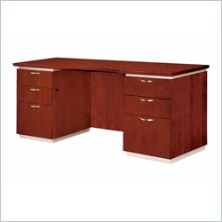 DMi Pimlico Veneer 72 in Wood Kneehole Credenza Bronze Cherry Furniture Office Desks Computer Desks DMi 211008 163812