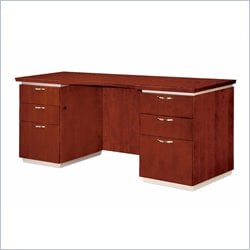 DMi Pimlico Veneer 66 in. Wood Kneehole Credenza (Assembled)