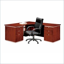 DMi Pimlico Veneer Executive Right L-Shaped Desk (Flat Pack)