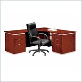 DMi Pimlico Veneer Executive Left L-Shaped Desk (Assembled)