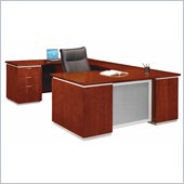 DMi Pimlico Veneer Executive Left U-Shaped Desk (Assembled)