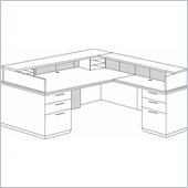 DMi Pimlico Veneer Right Reception Desk (Flat Pack)