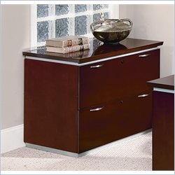 Allura Office Pimlico Veneer 2 Drawer Lateral Wood File Cabinet by Allura Office