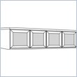 ADD TO YOUR SET: DMi Pimlico Veneer Wall Mountable Hutch
