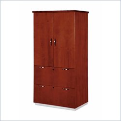 Allura Office Pimlico Veneer 2 Drawer Wood Lateral File Storage Cabinet by Allura Office