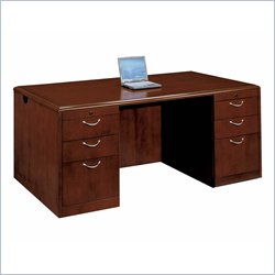 DMi Summit Executive 72 in. Desk (Flat Pack)-Reeded Edge