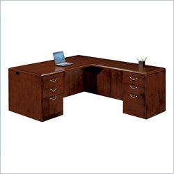 DMi Summit Executive 66 in. Right L-Shaped Desk (Assembled)-Coped Edge