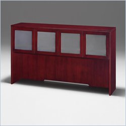 DMi Summit 72 in. Hutch with Frosted Glass Door Panels-Reeded Edge