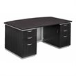 ADD TO YOUR SET: DMi Pimlico Laminate Executive Bow Front Desk (Flat Pack)