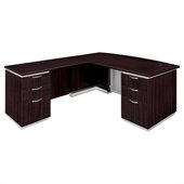 DMi Pimlico Laminate Executive Left Bow Front L-Shaped Desk (Flat Pack)