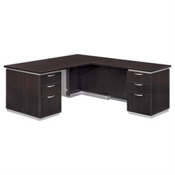DMi Pimlico Laminate Executive 72 in. Right L-Shaped Desk (Flat Pack)