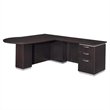 ADD TO YOUR SET: DMi Pimlico Right Peninsula L-Shape Wood Desk (Partially Assembled)