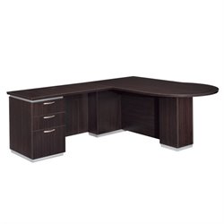 DMi Pimlico Left Peninsula L-Shape Wood Desk (Flat Pack)