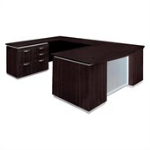 DMi Pimlico Left U-Shape Bow Front Wood Desk