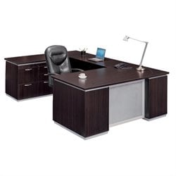 DMi Pimlico Laminate Left Personal File U-Shaped Desk (Assembled)