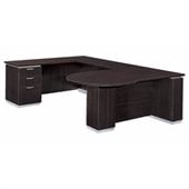 DMi Pimlico Left U-Shape Wood Peninsula Desk (Flat Pack)