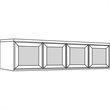 ADD TO YOUR SET: DMi Pimlico Laminate Wall Mountable Hutch
