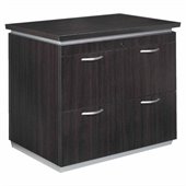 DMi Pimlico Laminate 2 Drawer Lateral Wood File in Mocha Finish
