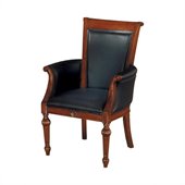 DMi Antigua High Back Guest Chair in Black Leather