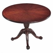 DMi Balmoor 4' Round Conference Table with X-Shaped Base in Cherry