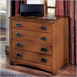 DMi Midlands 2 Drawer Lateral Wood File in Cured Oak