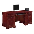 ADD TO YOUR SET: DMi Rue de Lyon Wood Computer Credenza in Chocolate Patina
