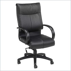 DMi Seating Contemporary Leather Stitch Back Office Chair