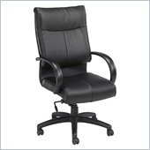 DMi Seating Contemporary Leather Stitch Back Office Chair