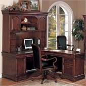 DMi Rue de Lyon Computer L-Shaped Desk with Hutch