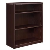 DMi Fairplex 42 3-Shelf Open Bookcase in Mocha