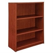 DMi Fairplex 42 3-Shelf Open Bookcase in Cognac Cherry