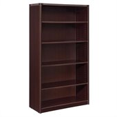 DMi Fairplex 65 5-Shelf Open Bookcase in Mocha