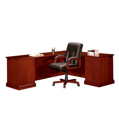 DMi Belmont L-Shape Corner Wood Desk