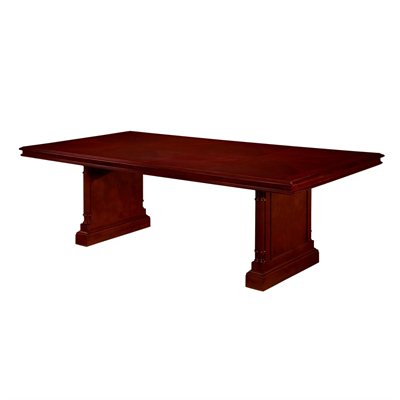 DMi Keswick Rectangular 8' Conference Table with Slab Base in Cherry