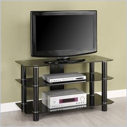 Walker Edison 42 Contempo Black TV Stand