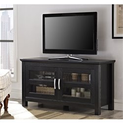 Walker Edison 44 Columbus Black TV Stand