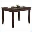 ADD TO YOUR SET: Walker Edison Solid Wood Casual Dining Table in Espresso Finish