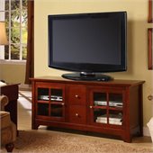 Walker Edison 52 Inch Solid Wood TV Stand with Drawers