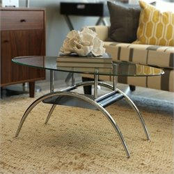 Walker Edison 38 Inch Black Mesh Coffee Table Best Price