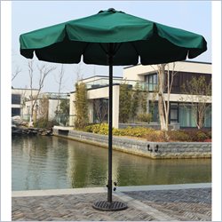 Walker Edison 2.5 M Umbrella in Dark Green