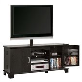 Walker Edison 60 in. Wood TV Console with Mount in Black
