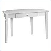 Walker Edison 48 in. Wood Corner Desk in White