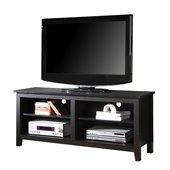 Walker Edison 58 in. Wood TV Console in Black