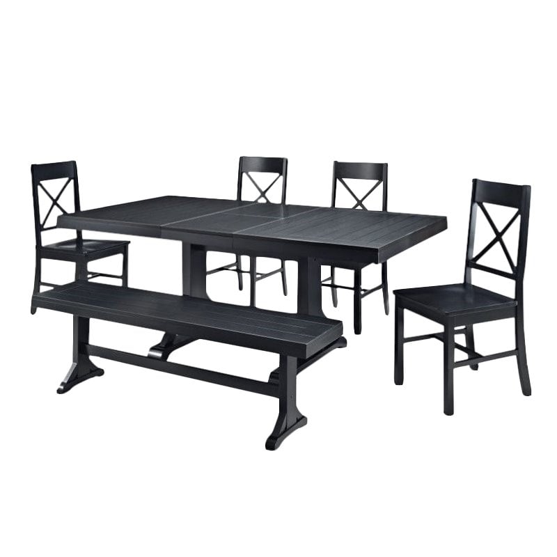 Walker edison discount black dining table